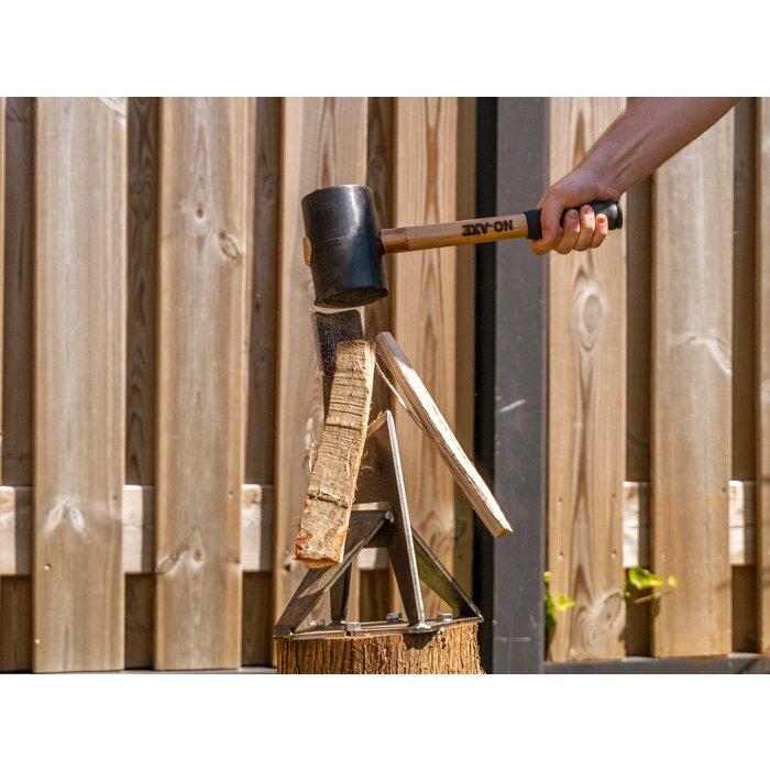 No-Axe Houtklover - Blank staal - Gemaakt in Nederland