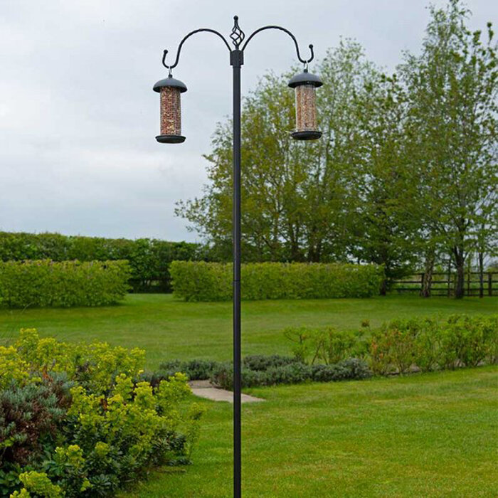 Smart Garden Products Vogel voederstation voor voedersilo's - 2,1 meter - 2 silo's
