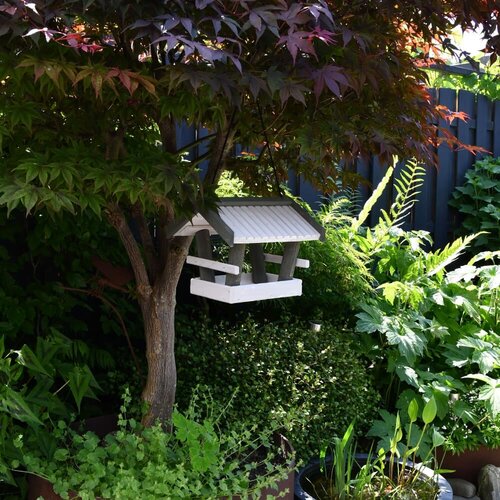 Patkar Vogelvoederhuisje Zurich hangend - 2 kleuren - Grenen