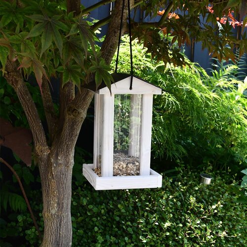 Patkar Dieppe vogelvoederhuisje - Plexiglas, hout en staal - Hangend