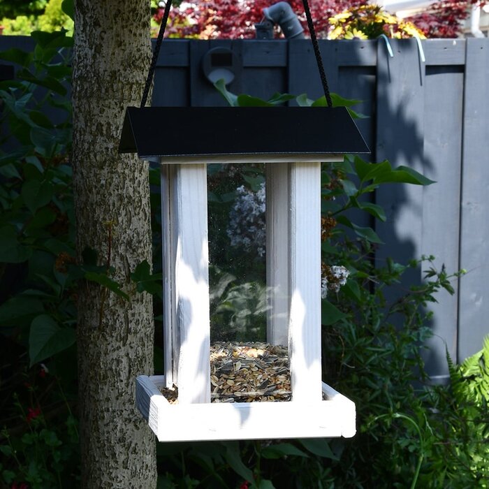 Patkar Dieppe vogelvoederhuisje - Plexiglas, hout en staal - Hangend