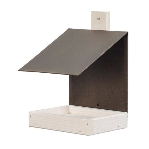 Patkar Milaan vogelvoederhuisje muur - 2 kleuren - Stalen dak