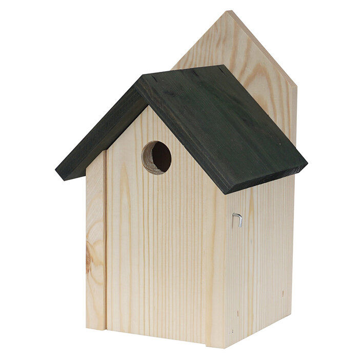 Patkar Nestkast Graz - 32 mm opening - Veilig broeden - Grenenhout