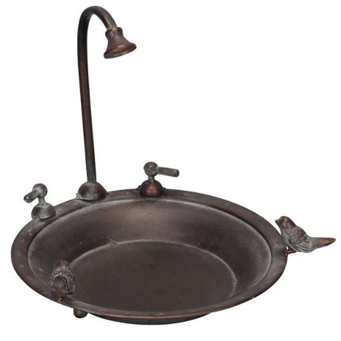 Meuwissen Agro Vogelbad met kraan - Metaal - Nostalgische gootsteen