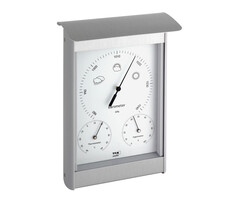 TFA Dostmann Aluminium weerstation - Barometer - Hygrometer en Thermometer