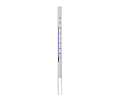 TFA Dostmann Tuinthermometer Central Park - Aluminium - Blauw en zilver - 137 cm