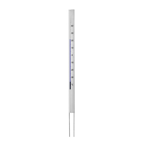 TFA Dostmann Tuinthermometer Central Park - Aluminium - Blauw en zilver - 137 cm