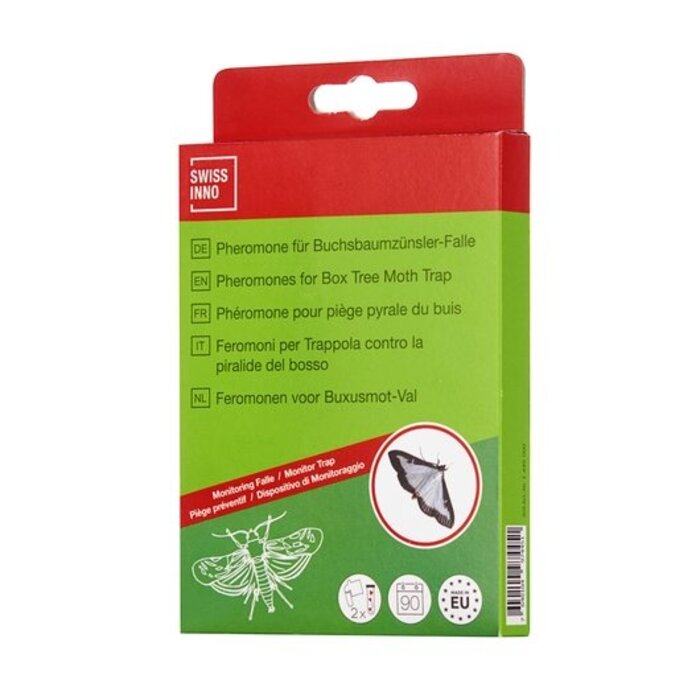 Swissinno Buxusmottenval Lokstof navulling - 2 zakjes 50 gram - 100% natuurlijk