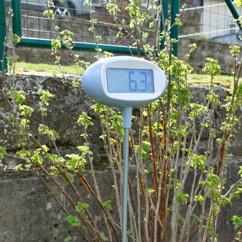 TFA Dostmann Orion Digitale Thermometer - IJsblauw - Voor Buiten - Groot Display