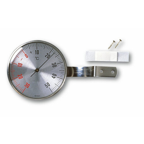 TFA Dostmann Raamthermometer - rond RVS