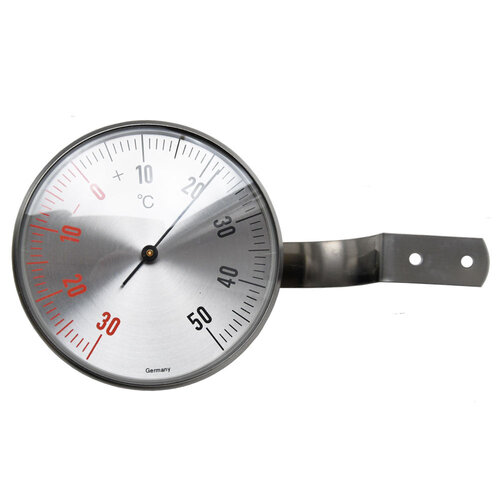 TFA Dostmann Raamthermometer - rond RVS