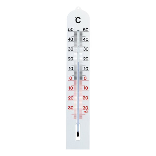 TFA Dostmann Thermometer Analoog - Kunststof wit - 41 cm