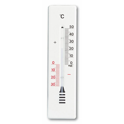 TFA Dostmann Thermometer metaal - wit - 22 cm