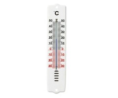 TFA Dostmann Thermometer - Binnen en buiten - 20 cm - gepoedercoat wit