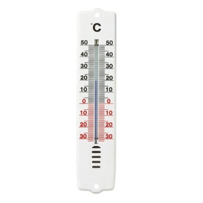 TFA Dostmann Thermometer - Binnen en buiten - 20 cm - gepoedercoat wit