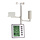 Stratos weerstation - Met combi-zender en 3 buitensensoren - LCD-scherm