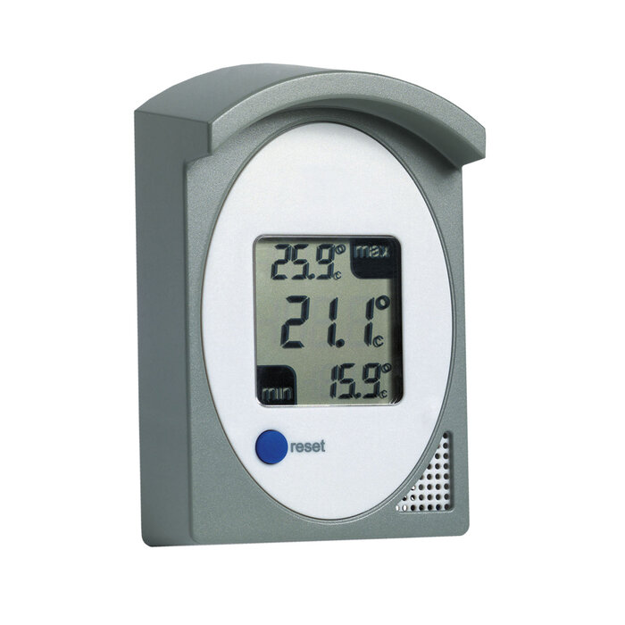 TFA Dostmann Digitale thermometer met klein afdakje - Binnen- en buiten gebruik