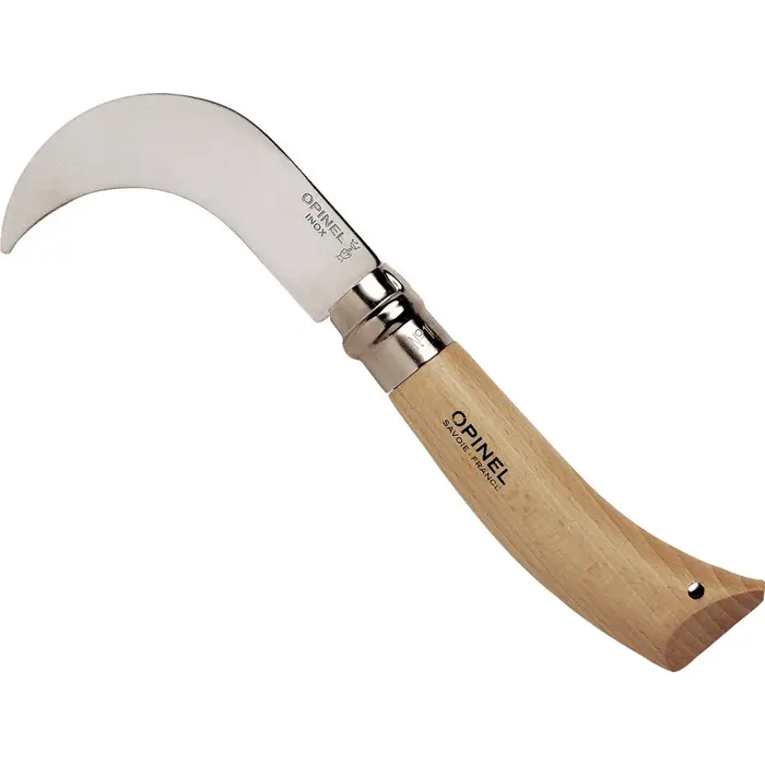 Opinel Tuinmes Sikkelmodel - 21 cm - Roestvrij