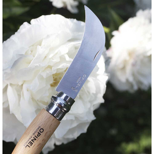 Opinel Tuinmes - Gebogen - 19 cm - Nr. 8 - Roestvrij