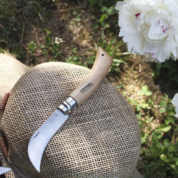 Opinel Tuinmes - Gebogen - 19 cm - Nr. 8 - Roestvrij