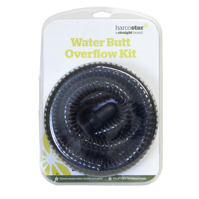 Harcostar Overloopkit regenton - 1,5 meter slang - 3/4"