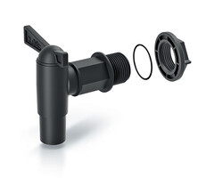 Prosperplast Snelloopkraan voor regentonnen - 3/4" - Inclusief moertje