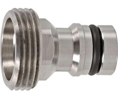 Geka Koppelstuk met 3/4" buitendraad - Chroom - O-ring NBR