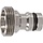 Koppelstuk met 3/4" buitendraad - Chroom - O-ring NBR