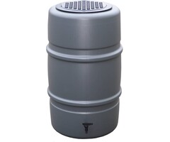 Harcostar Regenton antraciet - 227 liter - Inclusief deksel en kraantje