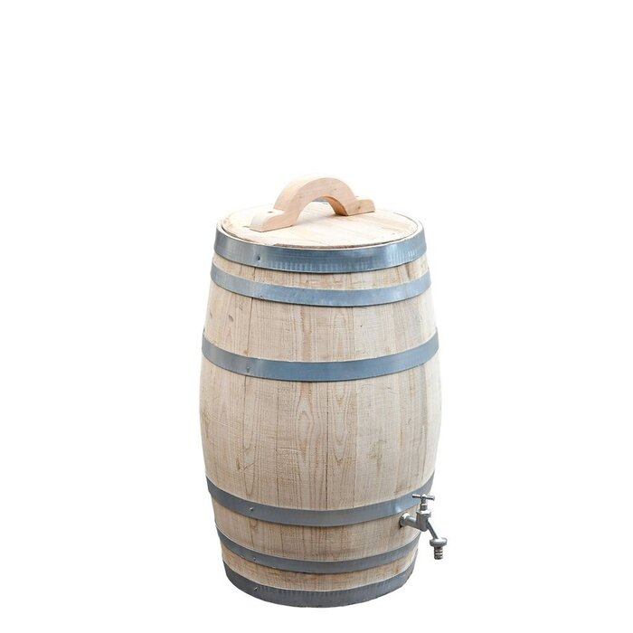 Meuwissen Agro Houten regenton - 50 liter - Kastanje - Inclusief kraan