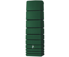 4Rain Slim wandtank regenton - 650 liter groen - Chromen tapkraan