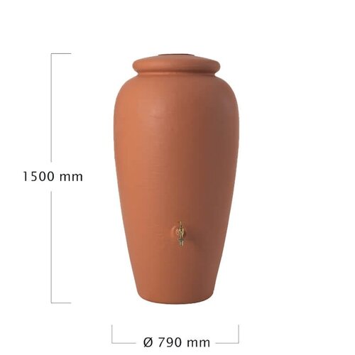 Garantia Amphore regenton - 300 of 500 liter - Messing tapkraan