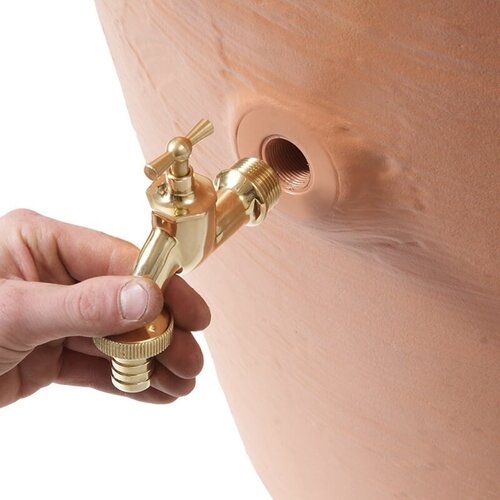 Garantia Amphore regenton - 300 of 500 liter - Messing tapkraan