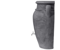 Garantia Wand regenton Antique amphora - 260 liter antraciet - Plantenbak