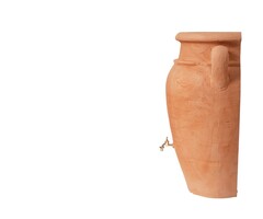 Garantia Wand regenton Antique amphora - 260 liter terracotta - Plantenbak