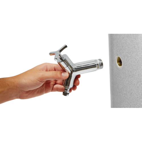 Garantia Stone Silver regenton - 350 liter - Inclusief plantenbak