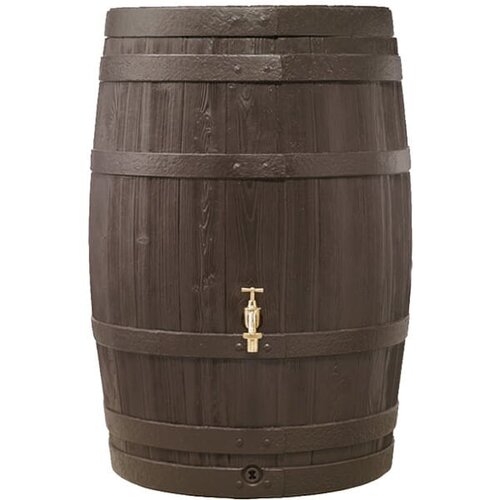 Garantia Barrica regenton - 260 - 420  liter - Houtlook - Kindveilige deksel