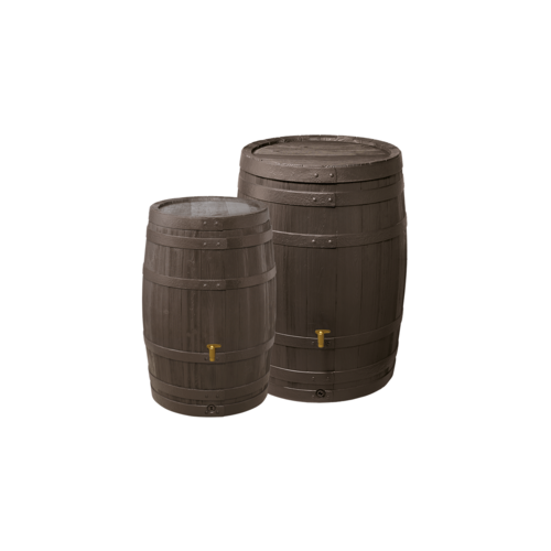 Garantia Barrica regenton - 260 - 420  liter - Houtlook - Kindveilige deksel