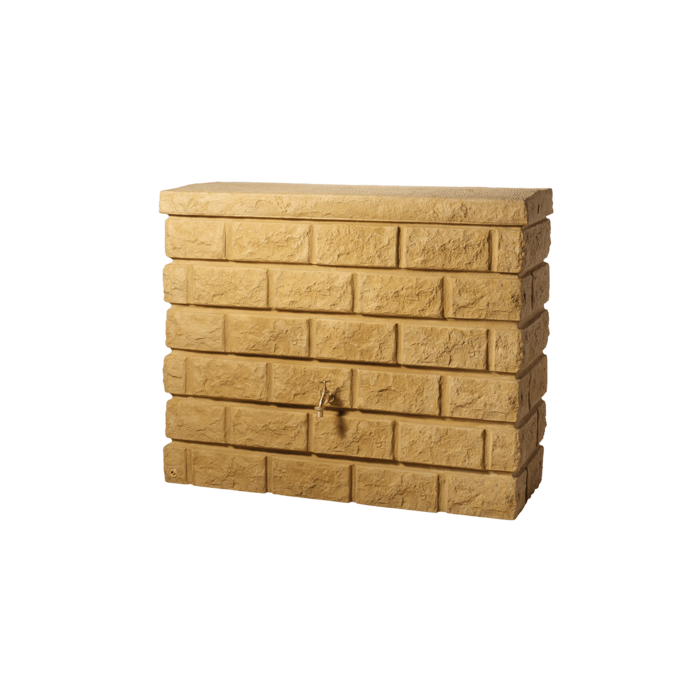 Garantia Rocky regenton - 400 liter - Steenstructuur - 3 kleuren