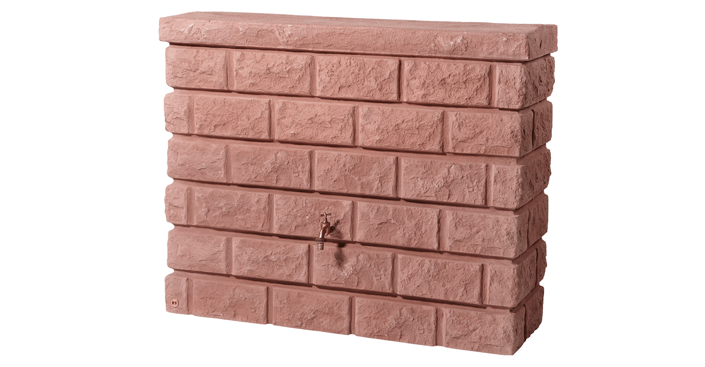 Garantia Rocky regenton - 400 liter - Steenstructuur - 3 kleuren