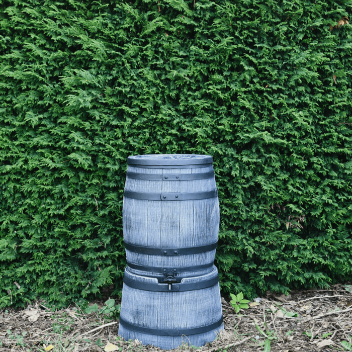 Roto Houtlook voet - Roto regenton 50 liter - Grijs