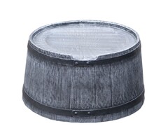 Roto Houtlook voet - Roto regenton 140 liter - Grijs