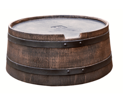 Roto Houtlook voet - Roto regenton 350 liter - Bruin