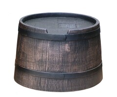 Roto Houtlook voet - Roto regenton 50 of 80 liter - Bruin