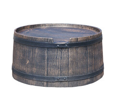 Roto Houtlook voet - Roto regenton 240 liter - Bruin