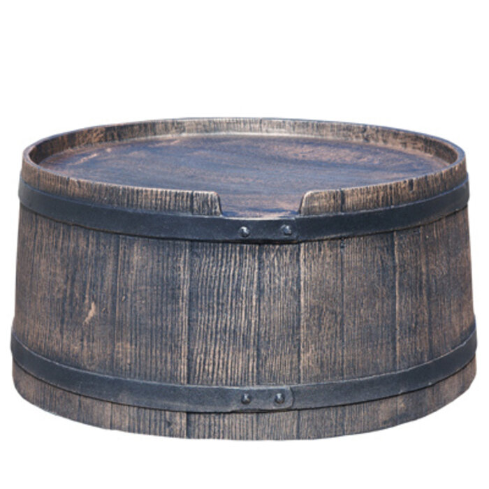 Roto Houtlook voet - Roto regenton 240 liter - Bruin