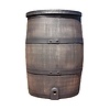 Roto Houtlook regenton bruin - 140 liter - Inclusief deksel en kraantje