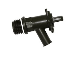 Roto Reserve tapkraan - Kunststof 3/4" - Zwart