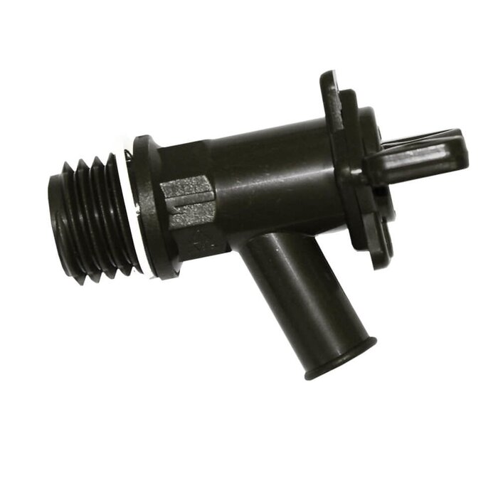 Roto Reserve tapkraan - Kunststof 3/4" - Zwart