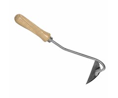 Sneeboer Handhakje 10 cm - Essenhout - Gebogen stift